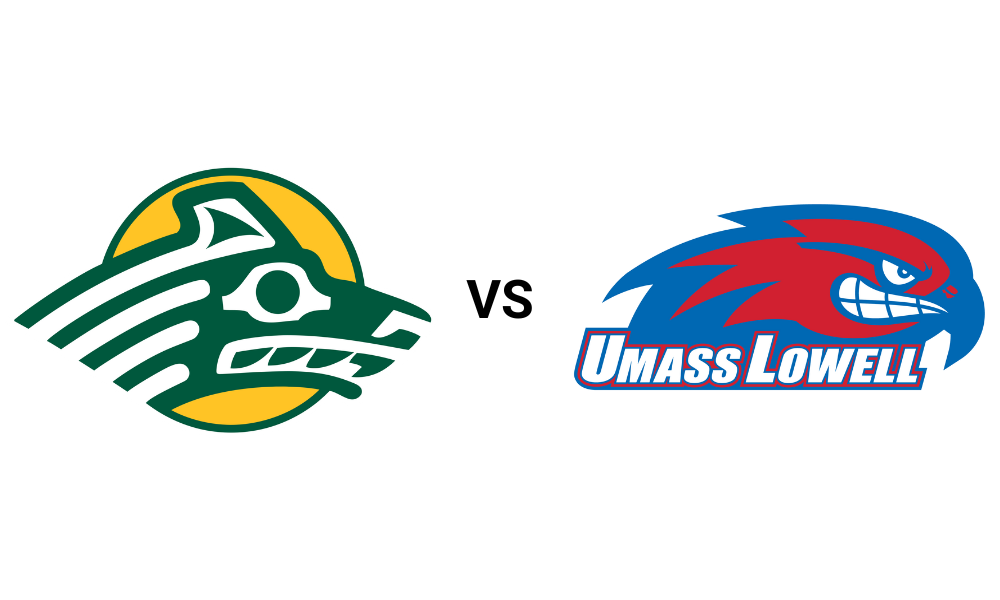 UAA and UMass Lowell logos